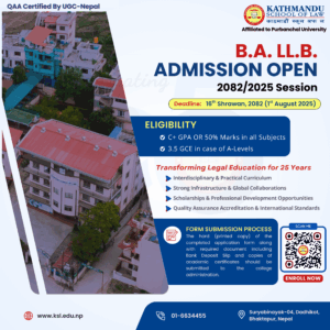 B.A. LL.B. Admission 2082 22